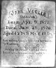 Jane  Vogler