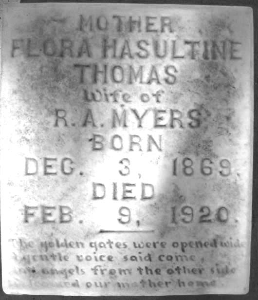 Flora Hasultine Myers