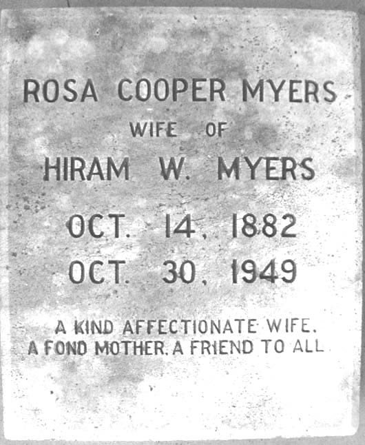 Rosa Cooper Myers