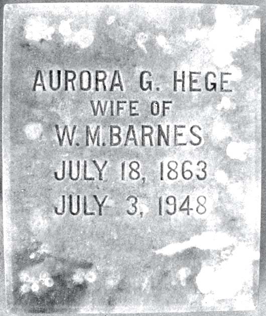 Aurora Georgia Barnes
