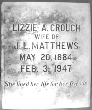 Lizzie Augusta Matthews
