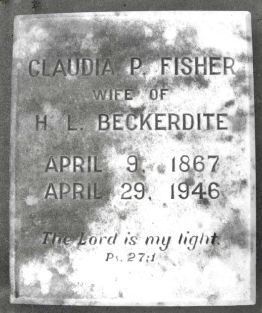 Claudia Priscilla Beckerdite