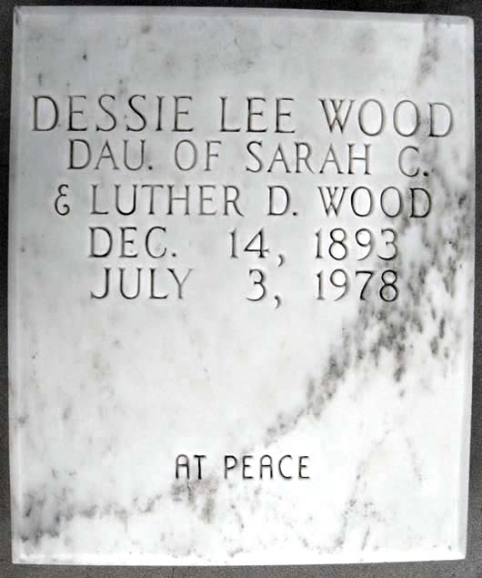 Dessie Lee Wood