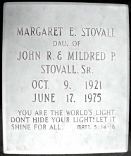 Margaret Evelyn Stovall