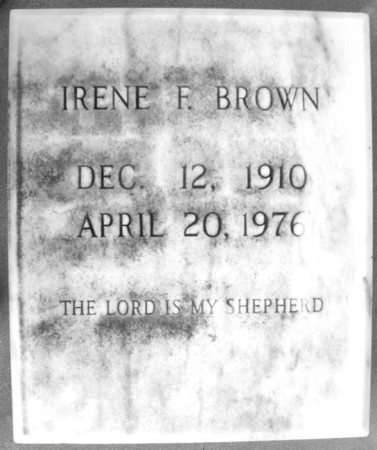 Irene Flossie Brown