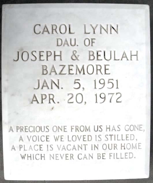 Carol Lynn Bazemore