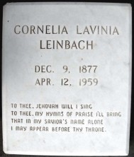 Cornelia Lavinia Leinbach