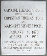 Caroline Elizabeth Pfohl