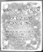 Minnie Irving Blum