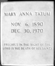 Mary Anna Tatum
