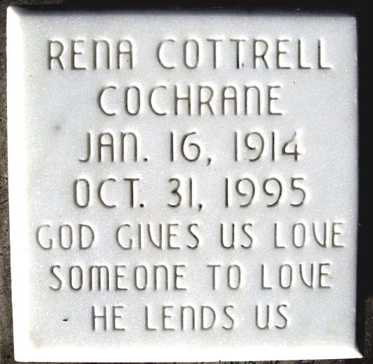 Rena Augusta Cochrane