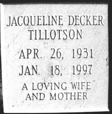 Jacqueline Claire Tillotson