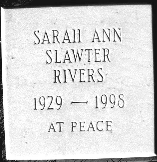 Sarah Ann Rivers