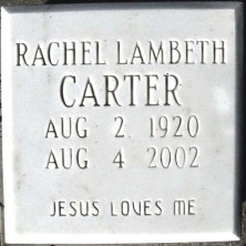 Rachel  Carter