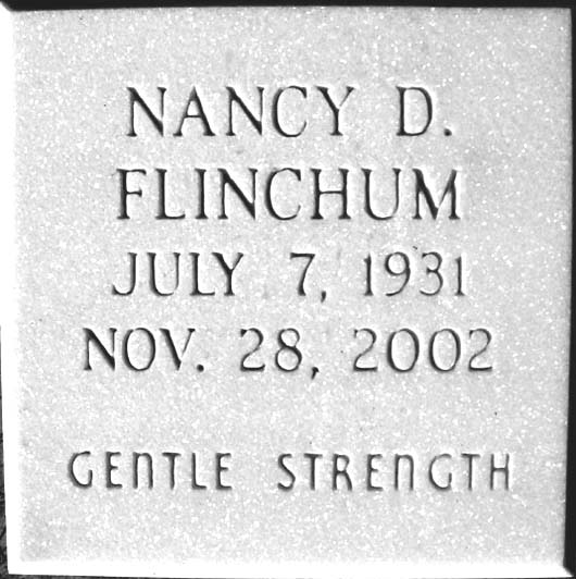 Nancy Jacqueline Flinchum