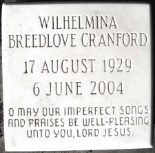 Wilhelmina  Cranford