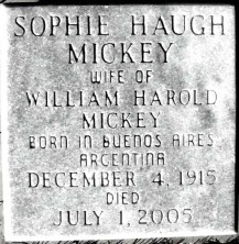 Sophia Eileen Mickey