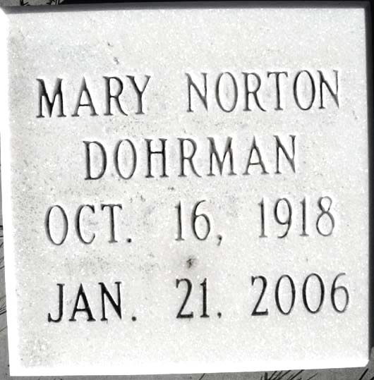 Mary Maria Dohrman