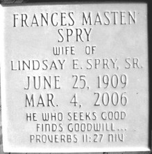 Frances Evelyn Spry
