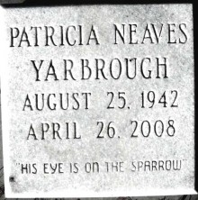 Patricia Greenwood Yarbrough