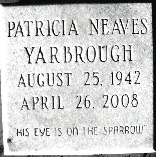 Patricia Greenwood Yarbrough