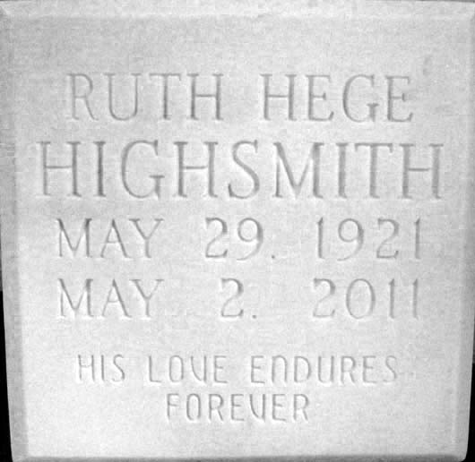 Ruth Frances Highsmith