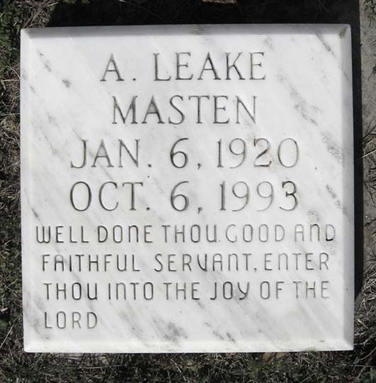Arville Leake Masten