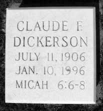 Claude Franklin Dickerson