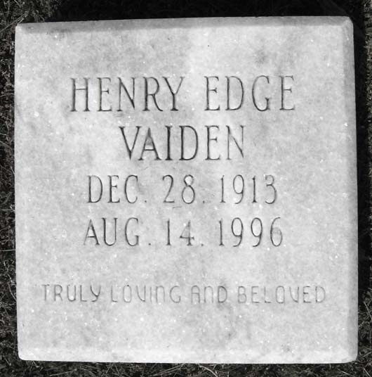 Henry Edge Vaiden