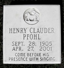 Henry Clauder Pfohl