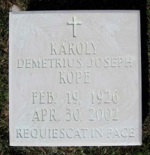 Karoly Demetrius Joseph Kope