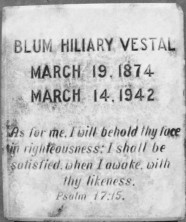 Blum Hiliary Vestal