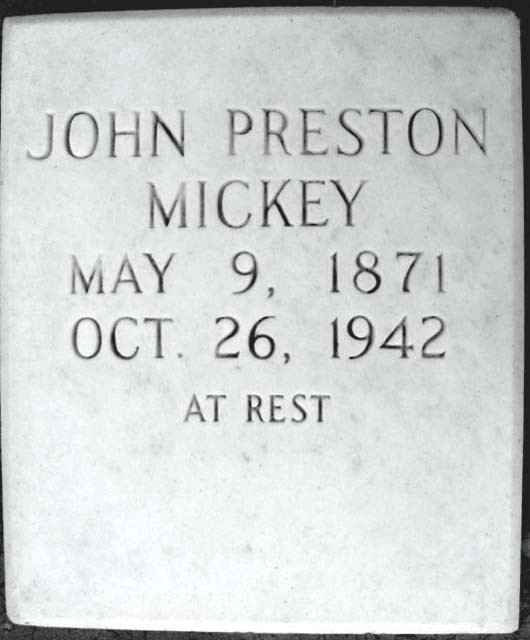 John Preston Mickey