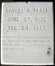 Samuel Alonzo Pfaff