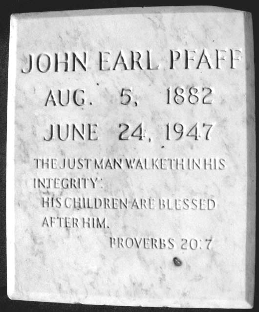 John Earl Pfaff