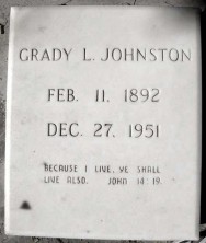 Grady Leon Johnston