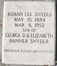 Robah Lee Snyder