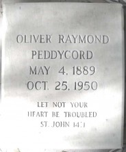 Oliver Raymond Peddycord