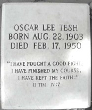 Oscar Lee Tesh