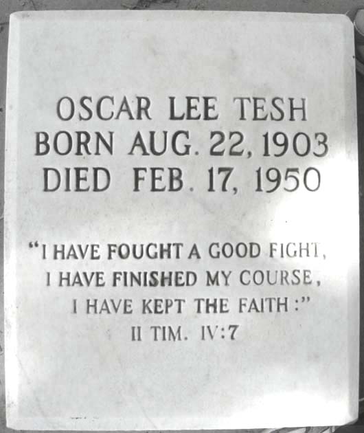 Oscar Lee Tesh