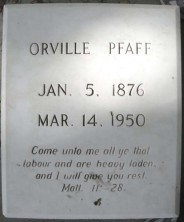 Orville  Pfaff