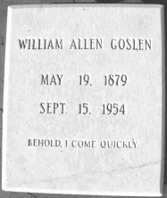 William Allen Goslen