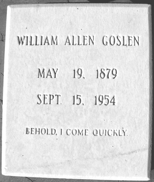 William Allen Goslen