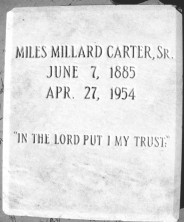 Miles Millard Carter