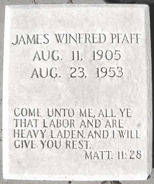 James Winfred Pfaff