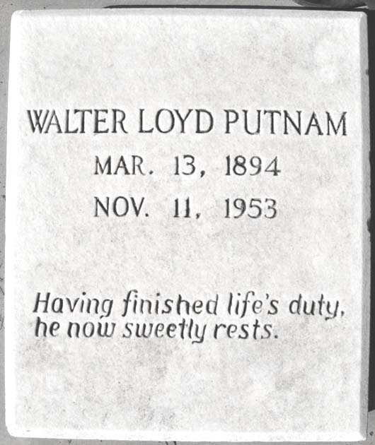 Walter Loyd Putnam