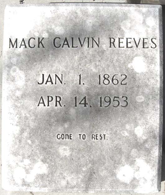 Mack Calvin Reeves