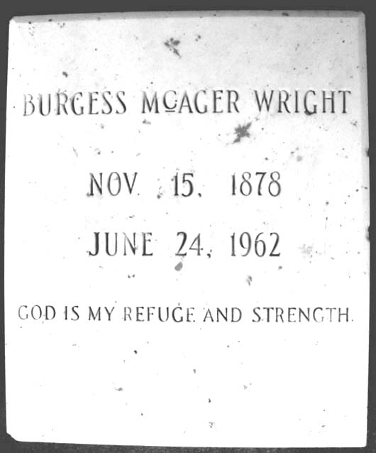 Burgess McAger Wright