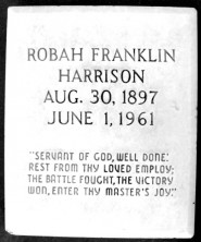 Robah Franklin Harrison