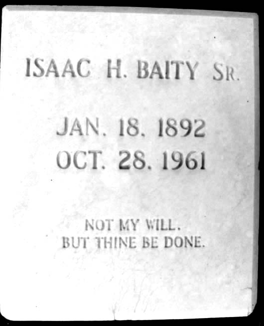 Isaac Hester Baity